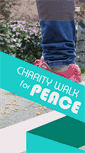 Mobile Screenshot of charitywalkforpeace.org